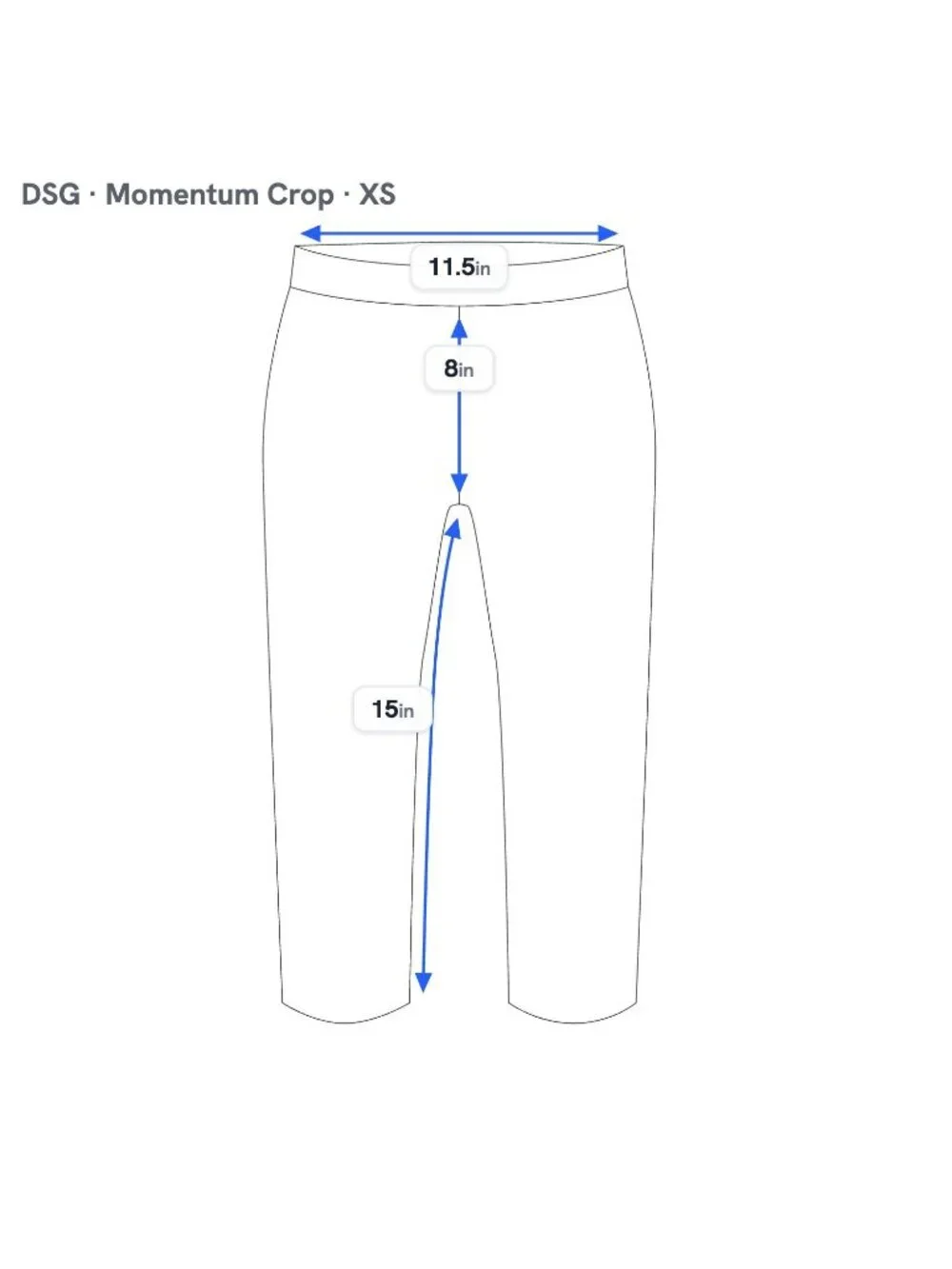 3 Pairs DSG Momentum HIgh Rise Crop Carpi Length Leggings  Black Womens XS